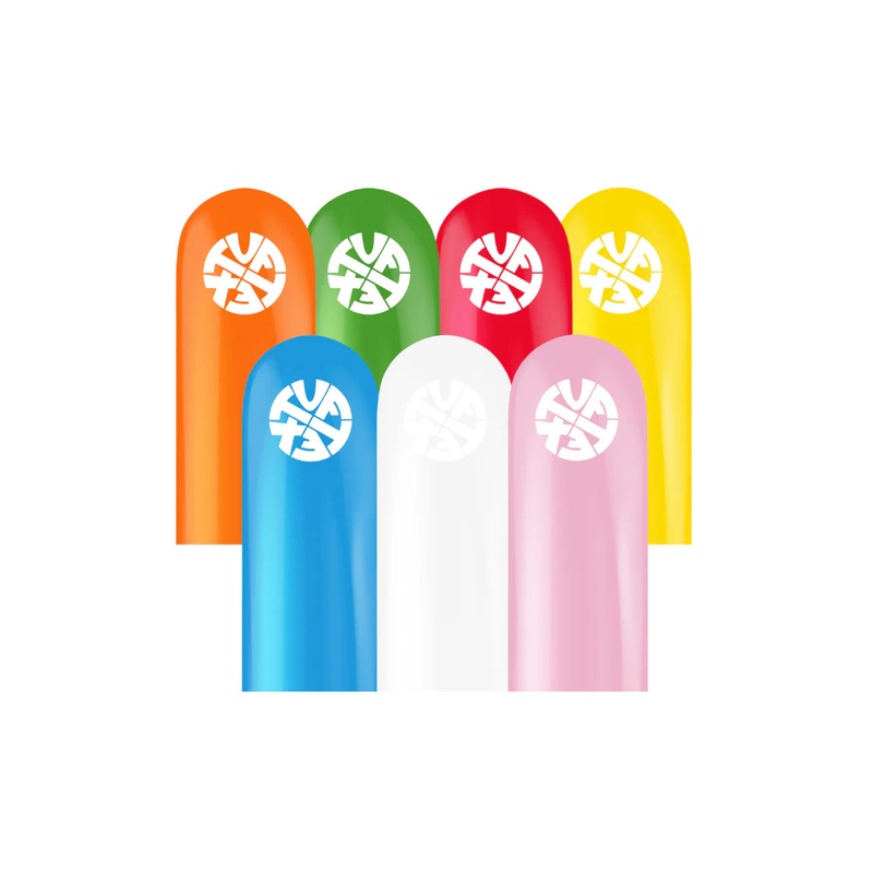 Assortment with White 260 Latex Balloons (50 count)