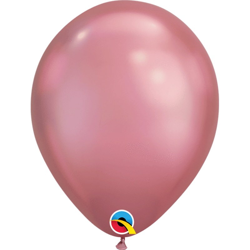 Chrome Mauve 7 Latex Balloons (100)