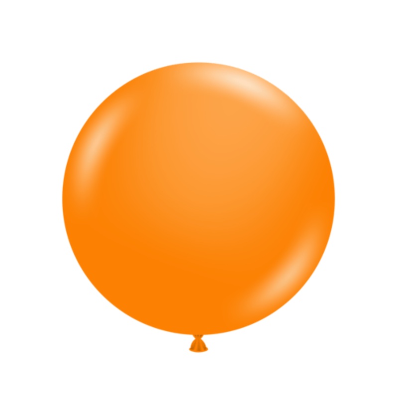 Crystal Tangerine 17 Latex Balloons (50 count)