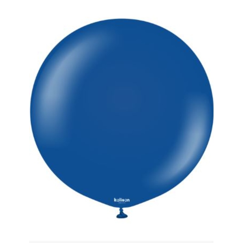Dark Blue 24 Latex Balloons (2 count)