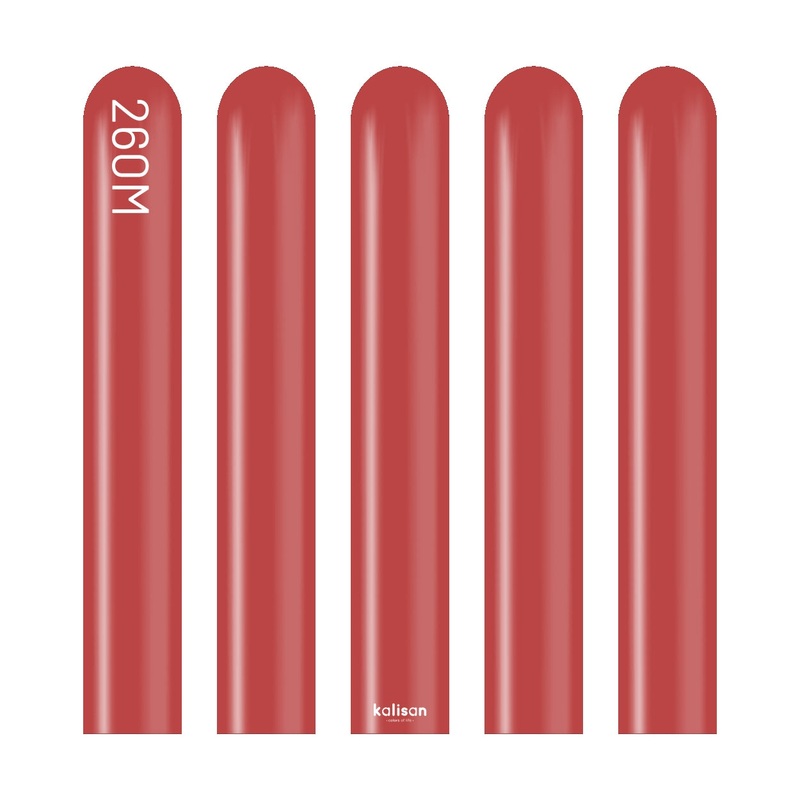 Deep Red 260 Latex Balloons (100 count)