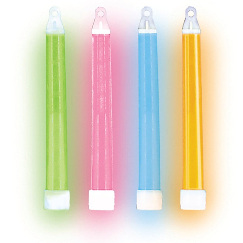 Glow Lightsticks 4 Assorted Colors (4 count)