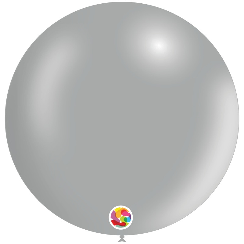 Gray 36 Latex Balloons (5 count)
