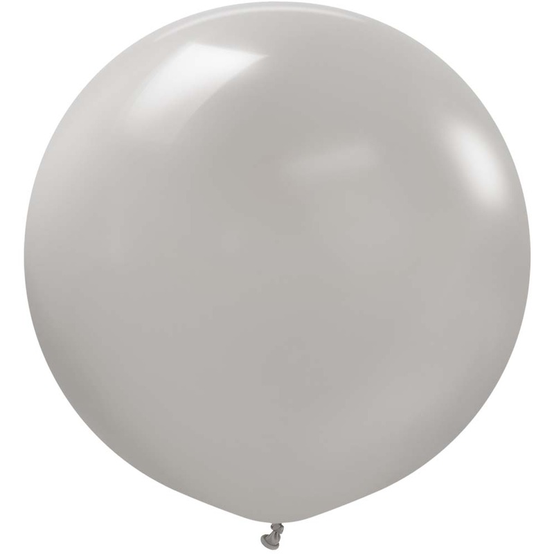 Kalisan Standard Grey 24 Latex Balloons (2 count)