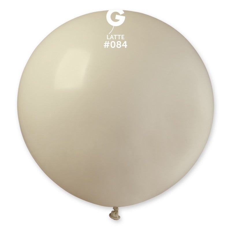 Latte 31 Latex Balloon