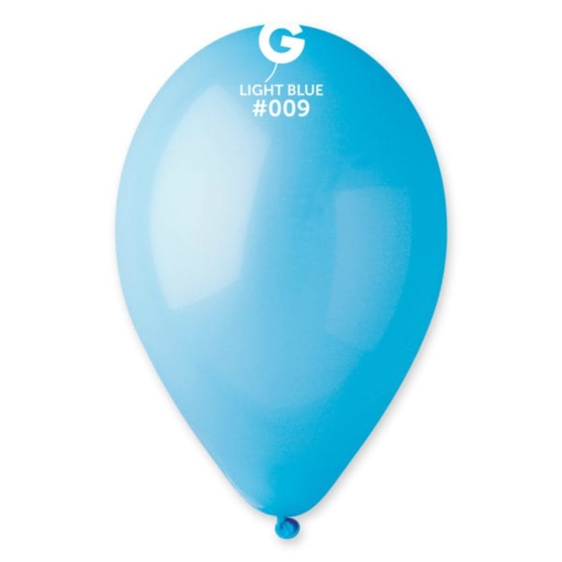 Light Blue 12 Latex Balloons (50 count)