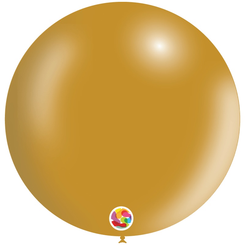 Metallic Gold 23 Latex Balloons (5 count)