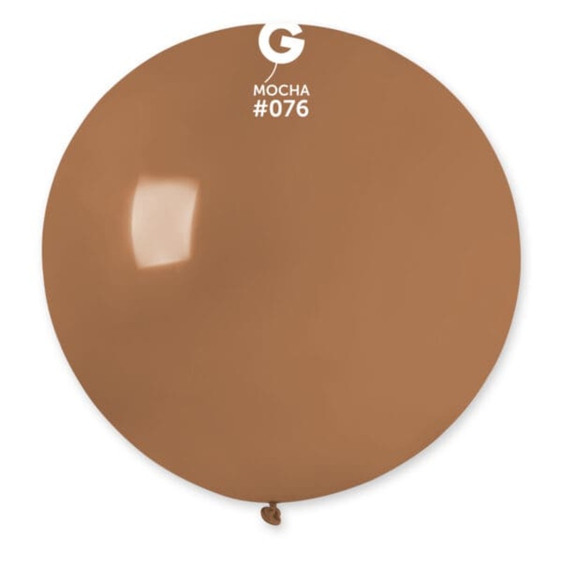 Mocha 31 Latex Balloon