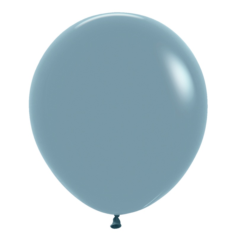 Pastel Dusk Blue 18 Latex Balloons (25 count)
