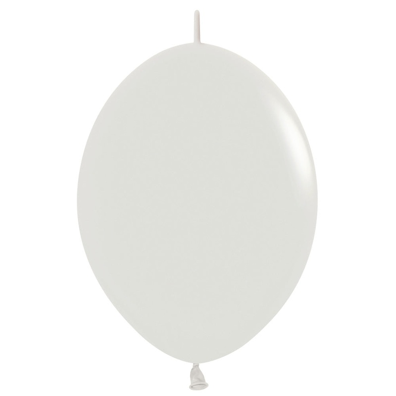 Pastel Dusk Cream Link-O-Loons 6 Latex Balloons (50 count)