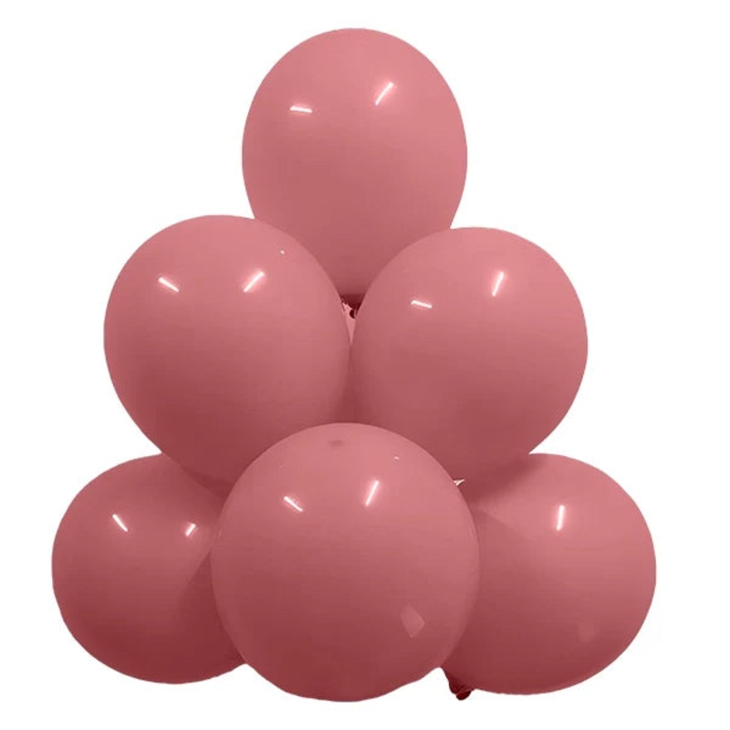 Retro Pink 18 Latex Balloons (25 count)