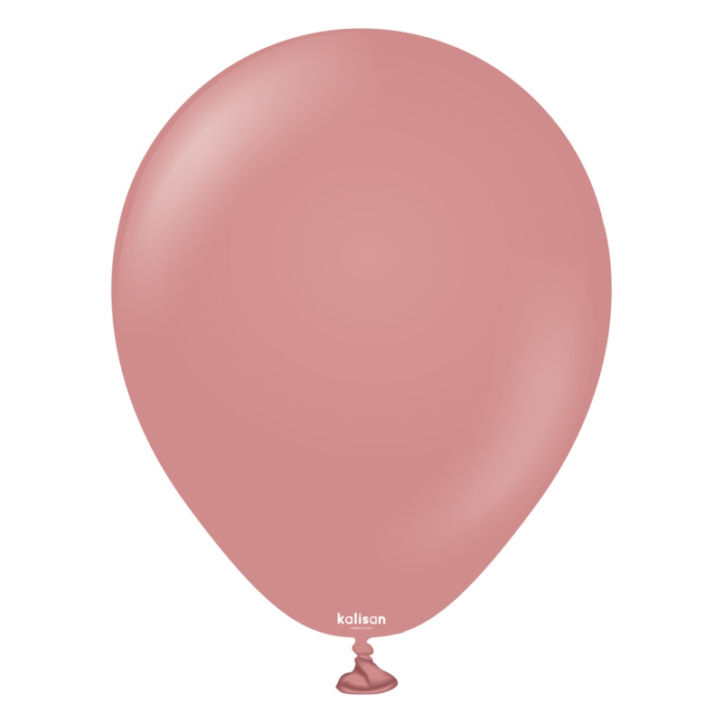 Retro Rosewood 12 Latex Balloons (100 count)