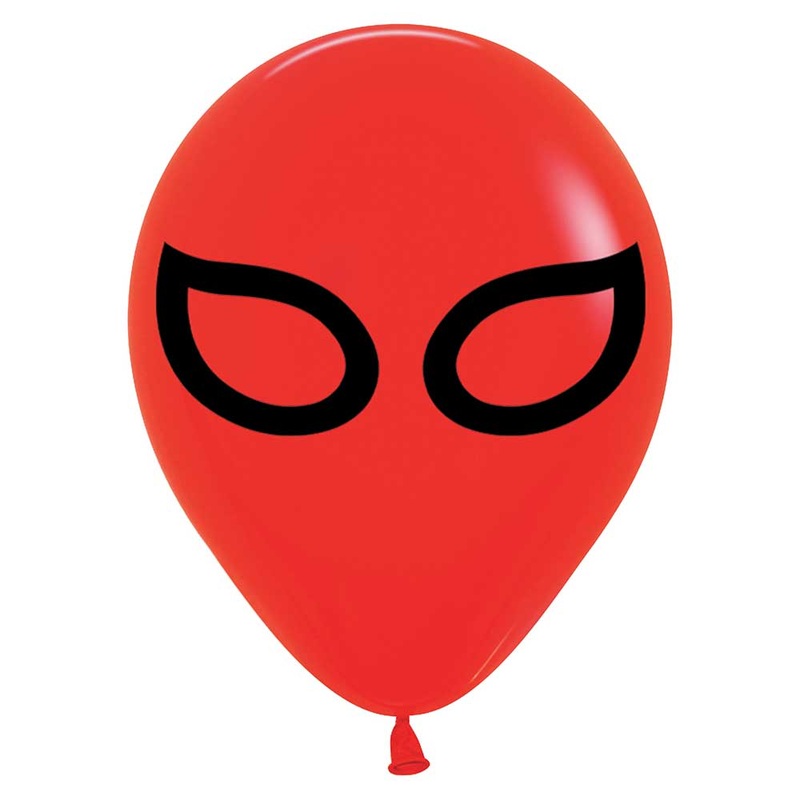 Spider Eyes Luchador Mask 5 Latex Balloons (100 count)