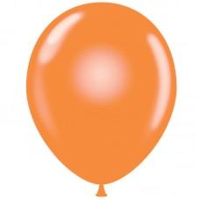 Tangerine 17 Latex Balloons (72 count)