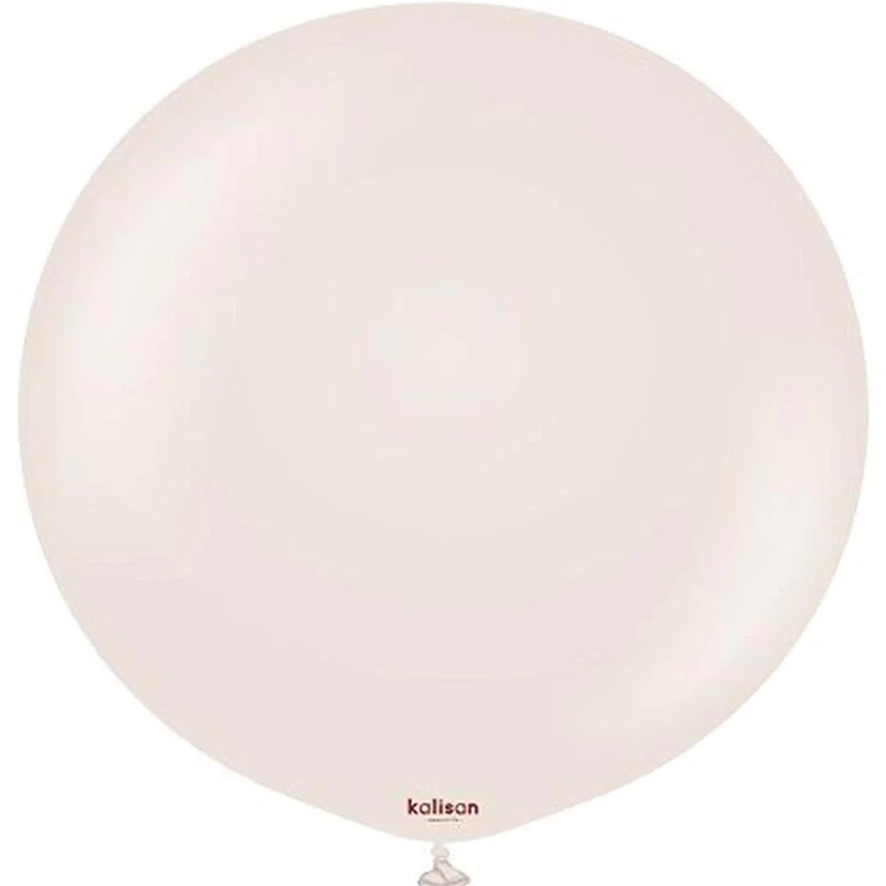 White Sand 24 Latex Balloons (2 count)