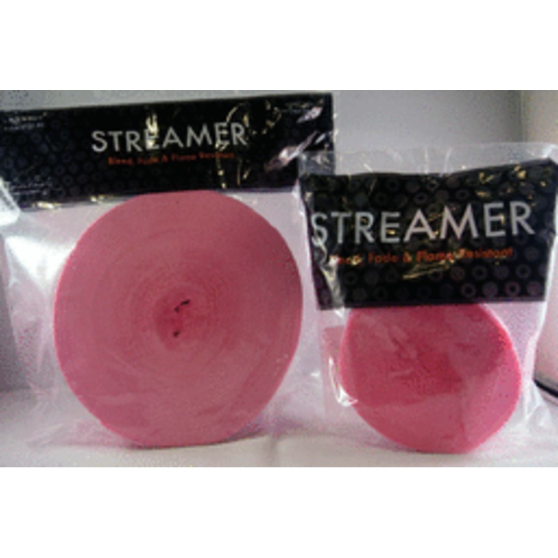 81' Crpe Streamer - Pink