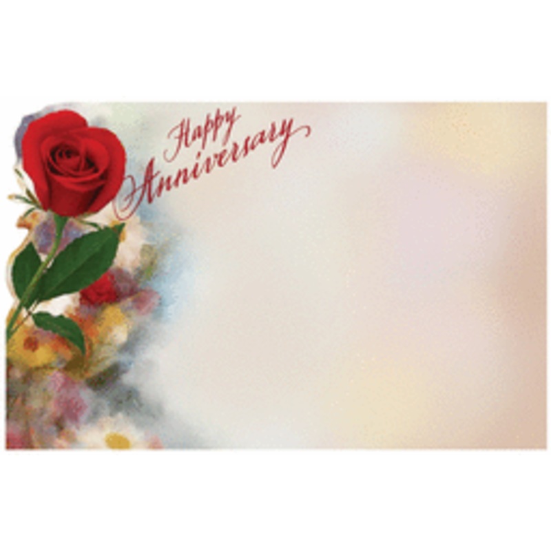 Enclosure Card - Happy Anniversary (50 count)
