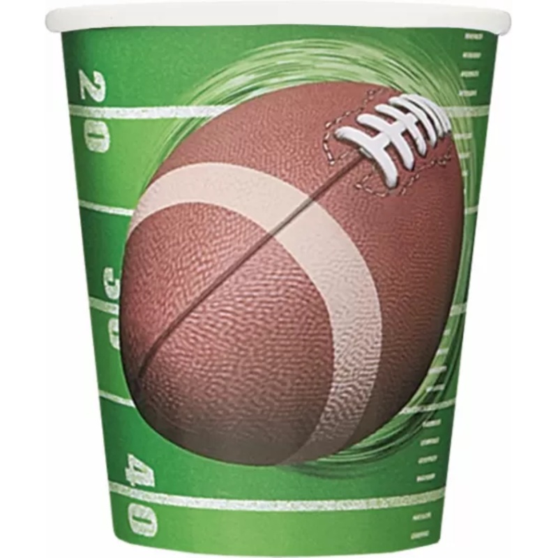 Football Spiral 9 oz (8 count)