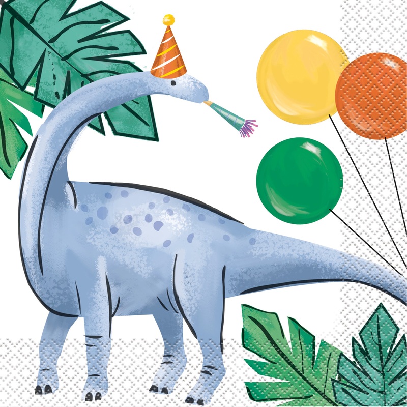 Party Dinosaur Lunch Napkins (16 count)