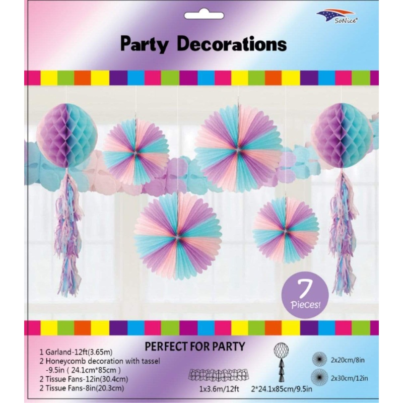 Pastel Tissue Deco Set (7 piece set)