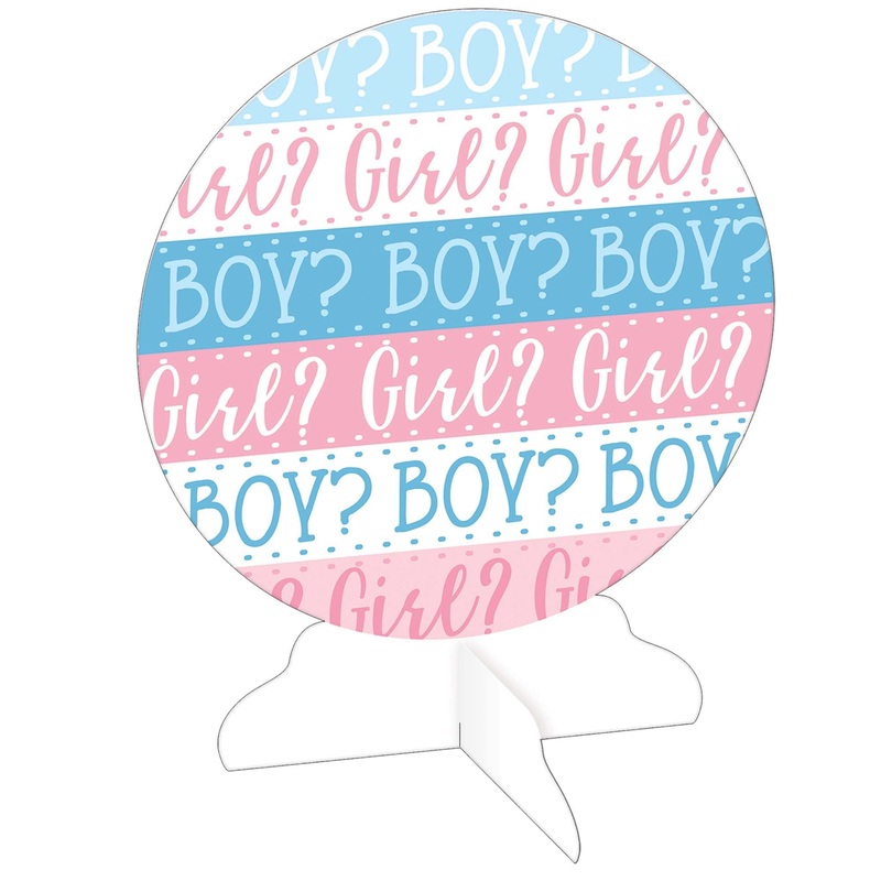 Pink or Blue? Gender Reveal Table Centerpiece