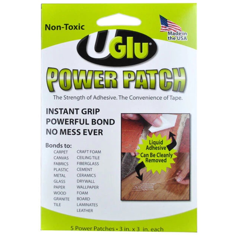 Power Patch Adhesive Sheets 3 x 3 (5 patches)
