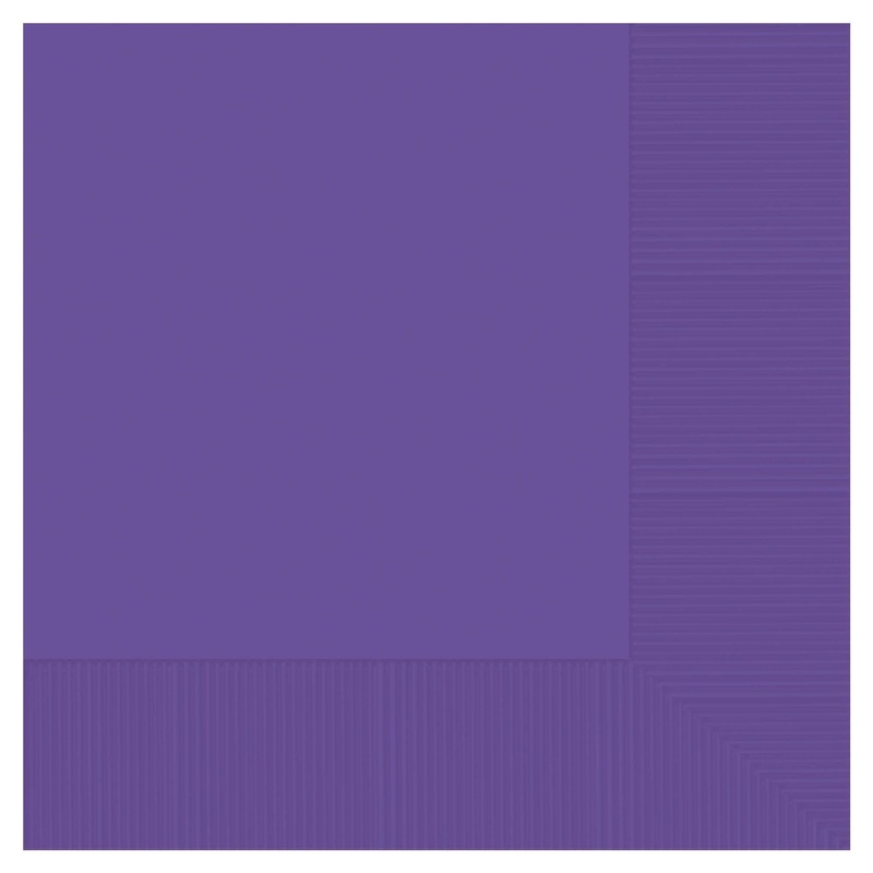 Purple Beverage Napkin 2 Ply 50ct (50 count)
