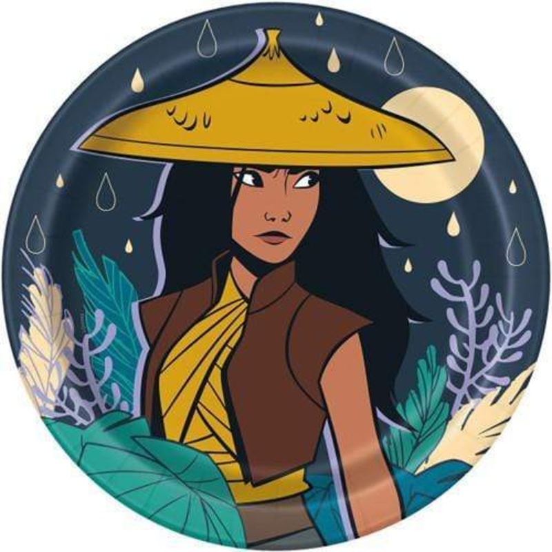 Raya & The Last Dragon 9 Plates (8 count)