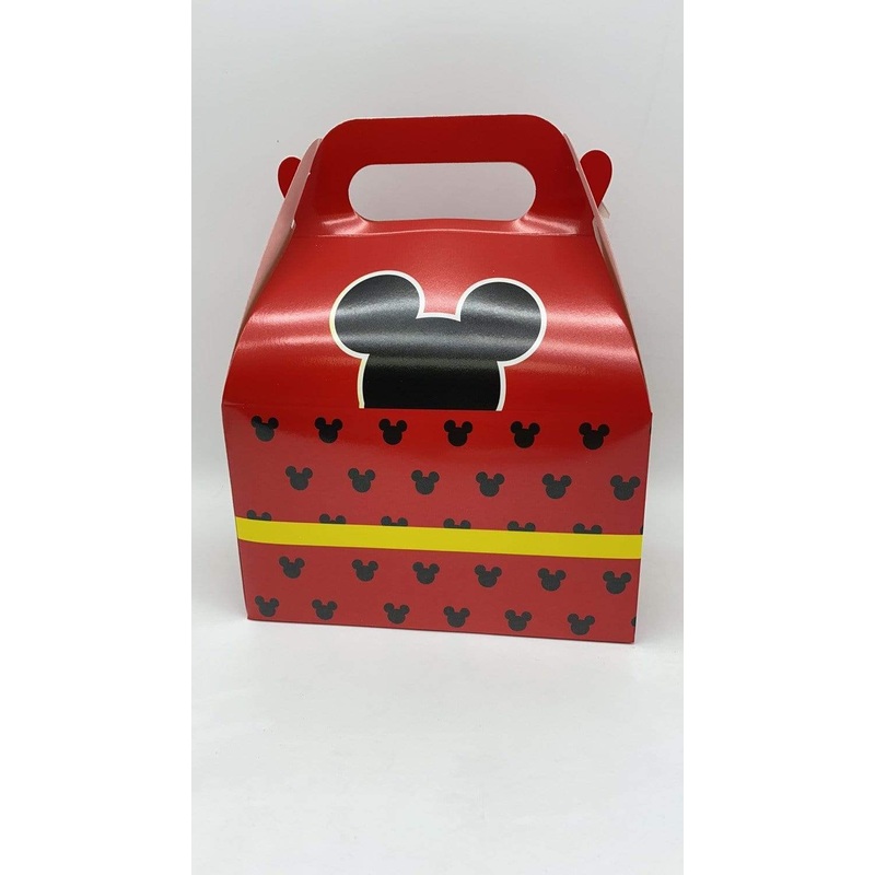 Red Mouse Themed Treat Boxes (12 count)