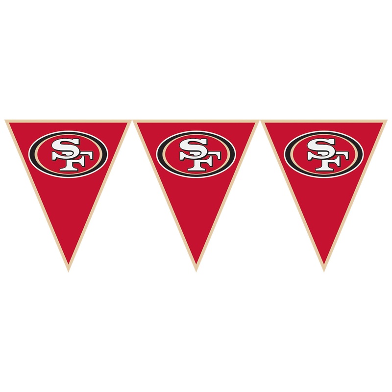 San Francisco 49ers Pennant Banner
