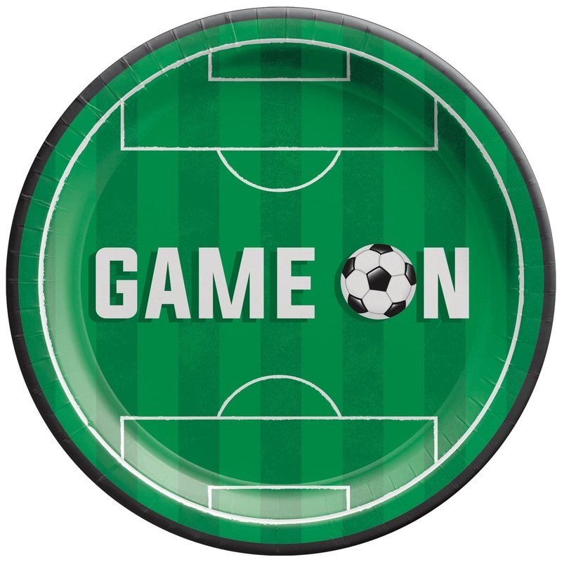 Soccer Corner Kick Paper Plates 7 (20 count)