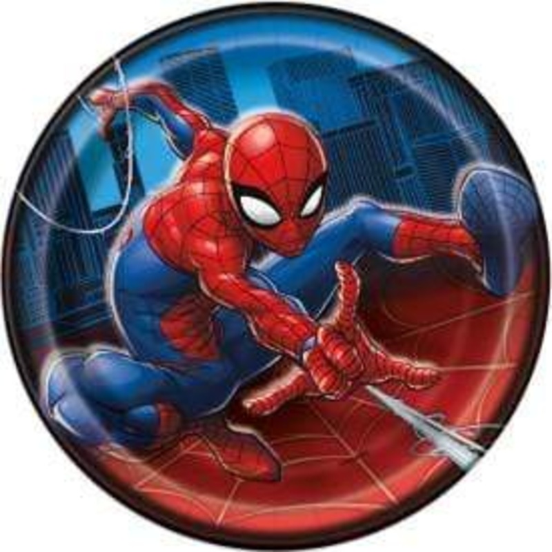 Spider-Man Plates 7 (8 count)