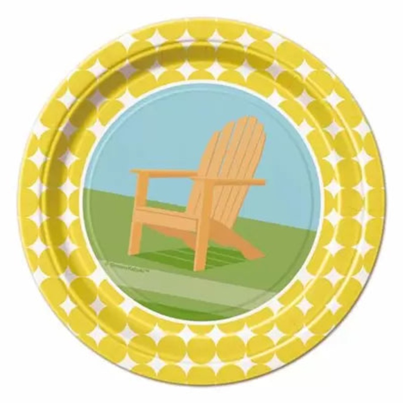 Summer Sunny Chair Plates 7 (8 count)