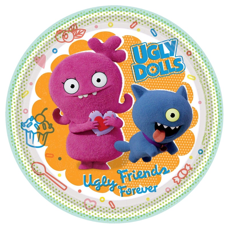 Ugly Dolls Movie Plates 7 (8 count)