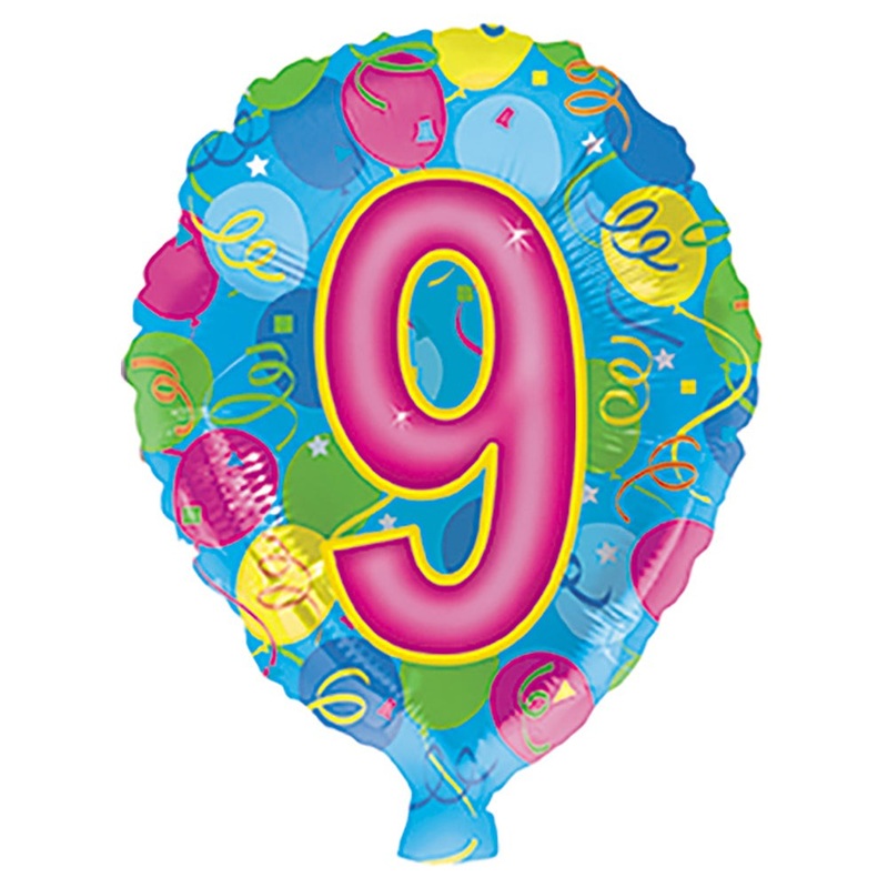 #9 Foil-tex Shape 17 Balloon