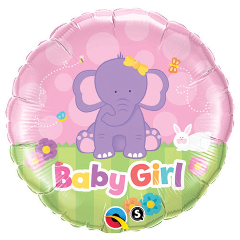 Baby Girl Elephant 18 Balloon