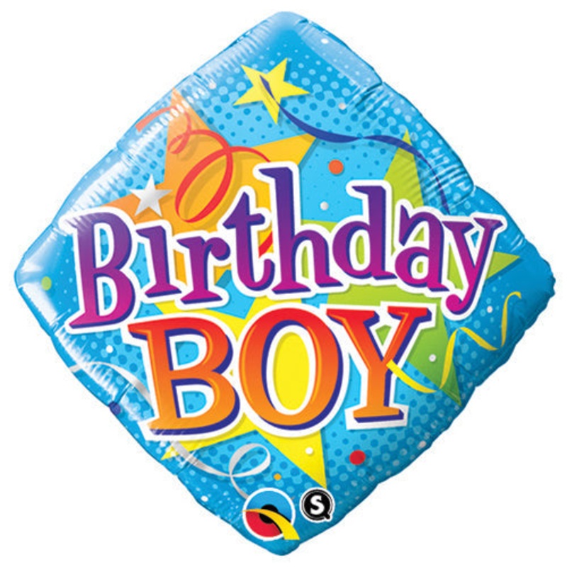 Birthday Boy Stars 18 Balloon