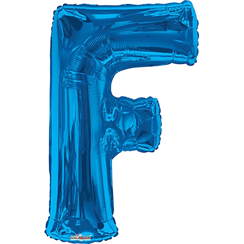 Blue Letter F 34 Balloon