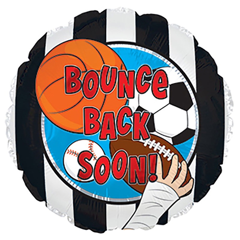 Bounce Back Soon Sports 17 Balloon