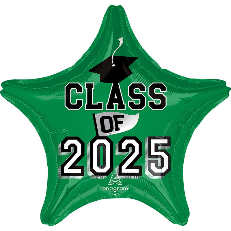 Class of 2025 - Green 19" Balloon