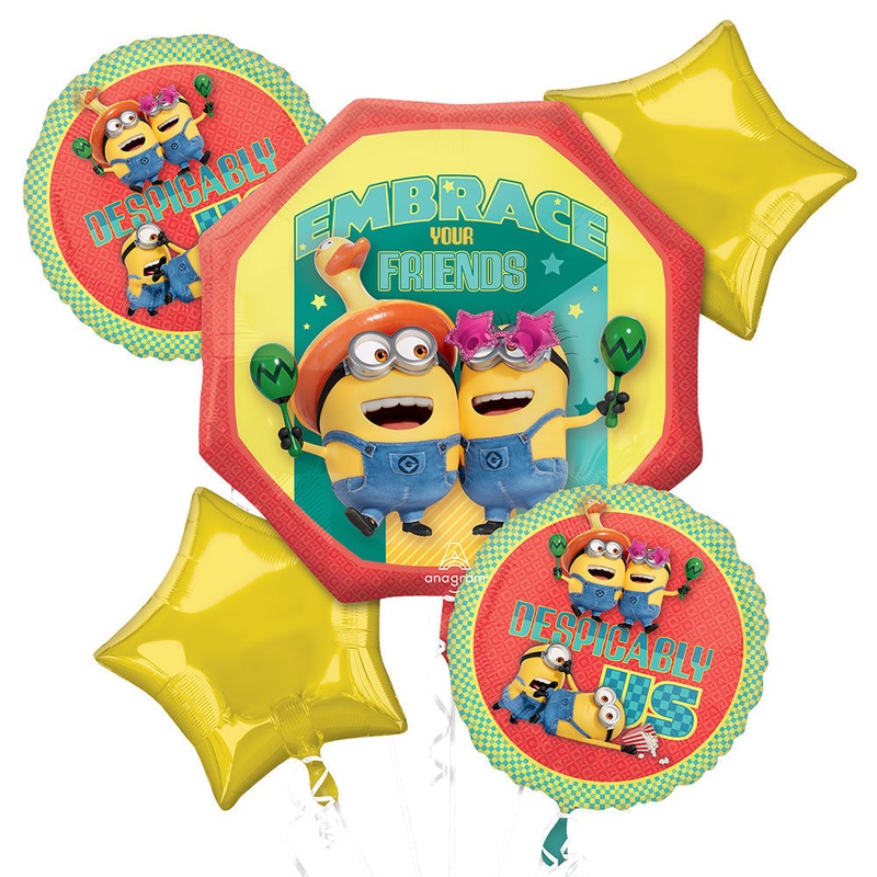 Despicable Me 4 Balloon Bouquet