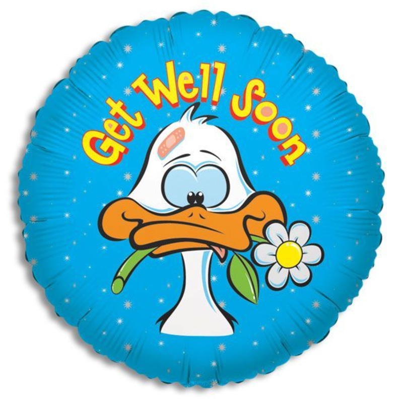 Get Well Duck 18 Balloon