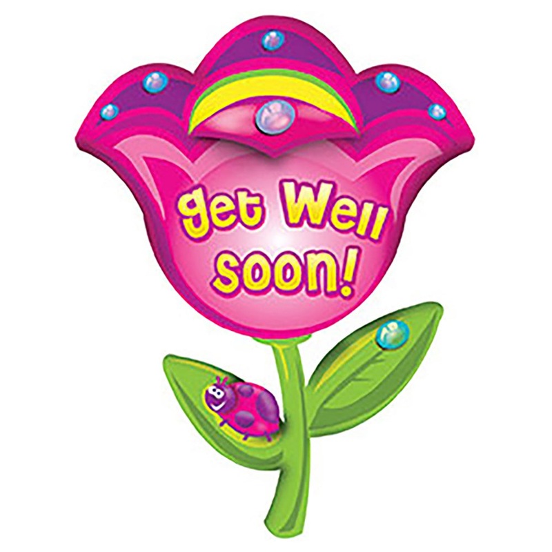 Get Well Flower Shape 32 Balloon
