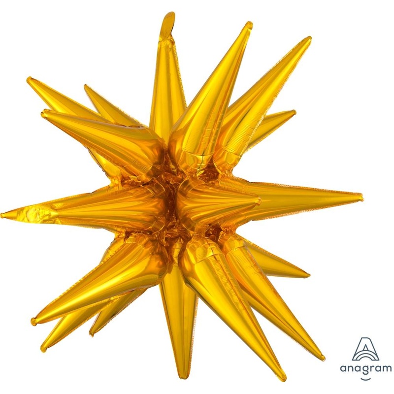 Gold Magic Star Large 35 Balloon