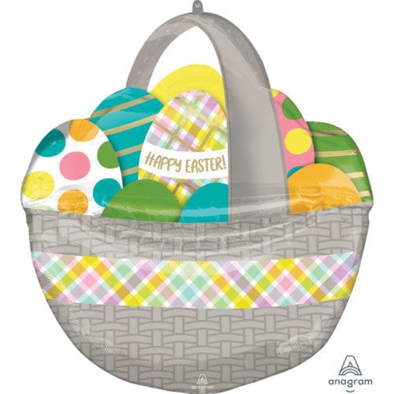Happy Easter Egg Basket 26 Balloon