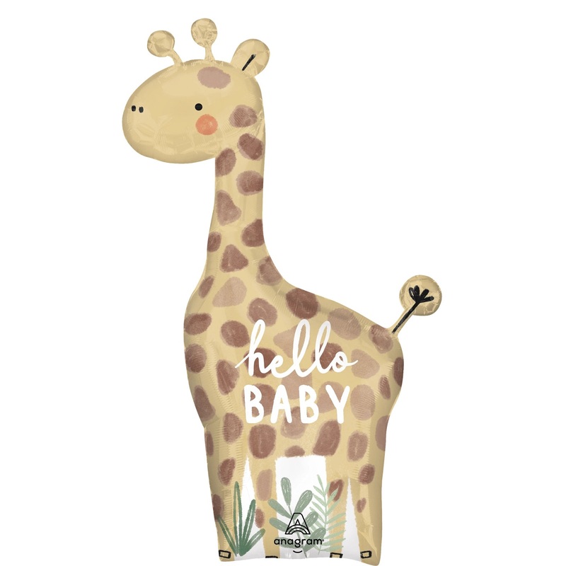 Hello Baby Giraffe 42 Balloon
