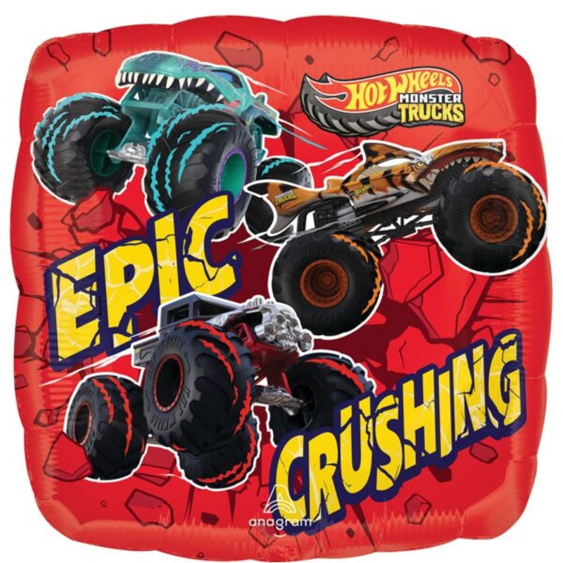 Hot Wheels Monster Trucks 17 Balloon