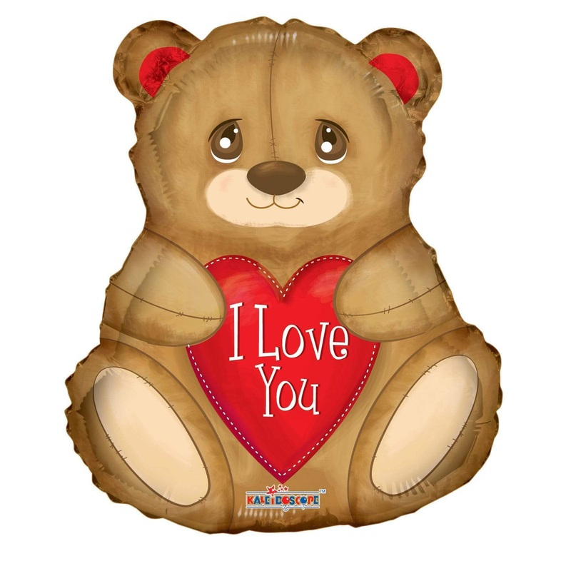 I Love You Bear 18 Balloon