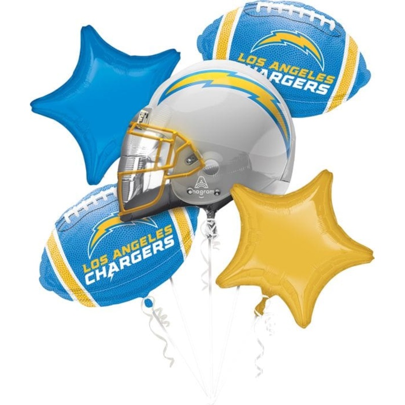 LA Chargers Balloon Bouquet Set