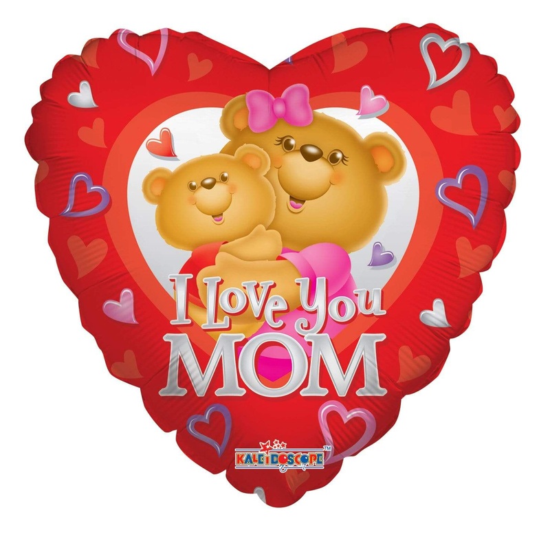 Love Mom Bears 18 Balloon